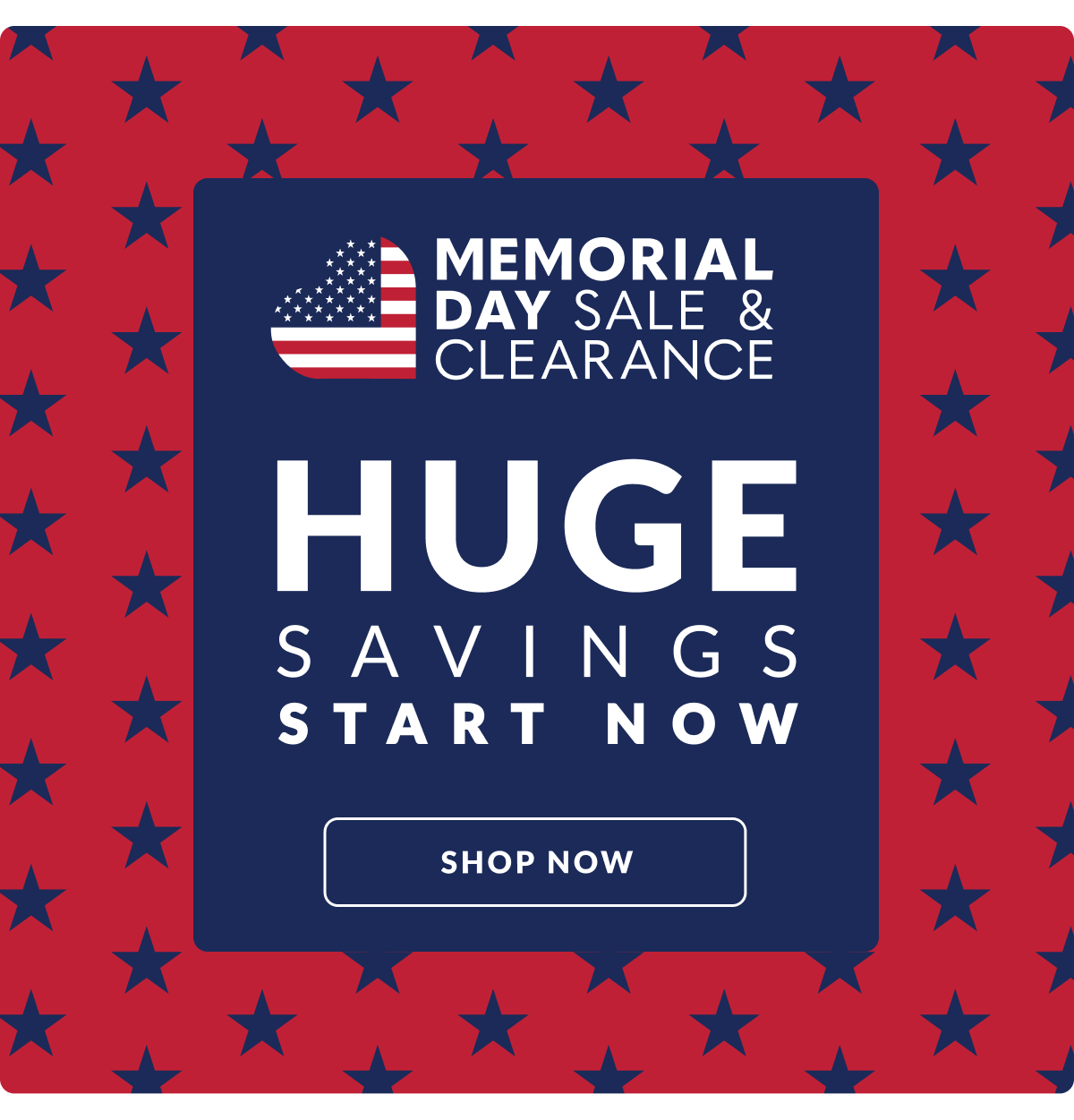  Memorial Day Sale & Clearance! Huge savings start now