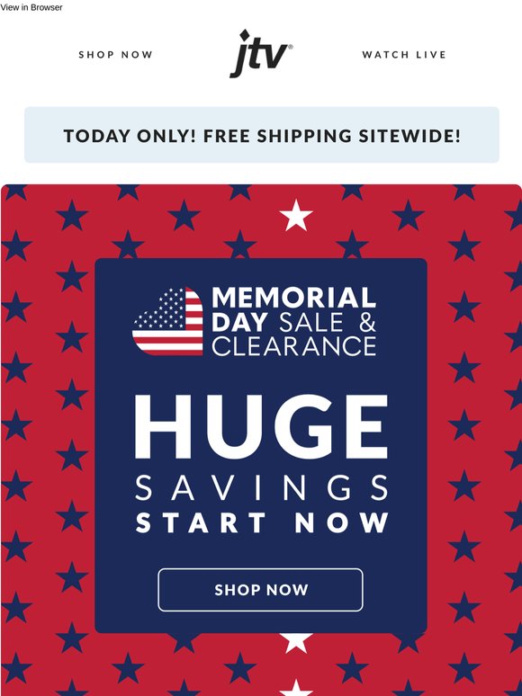 Memorial Day Markdowns + FREE SHIPPING 🇺🇸
