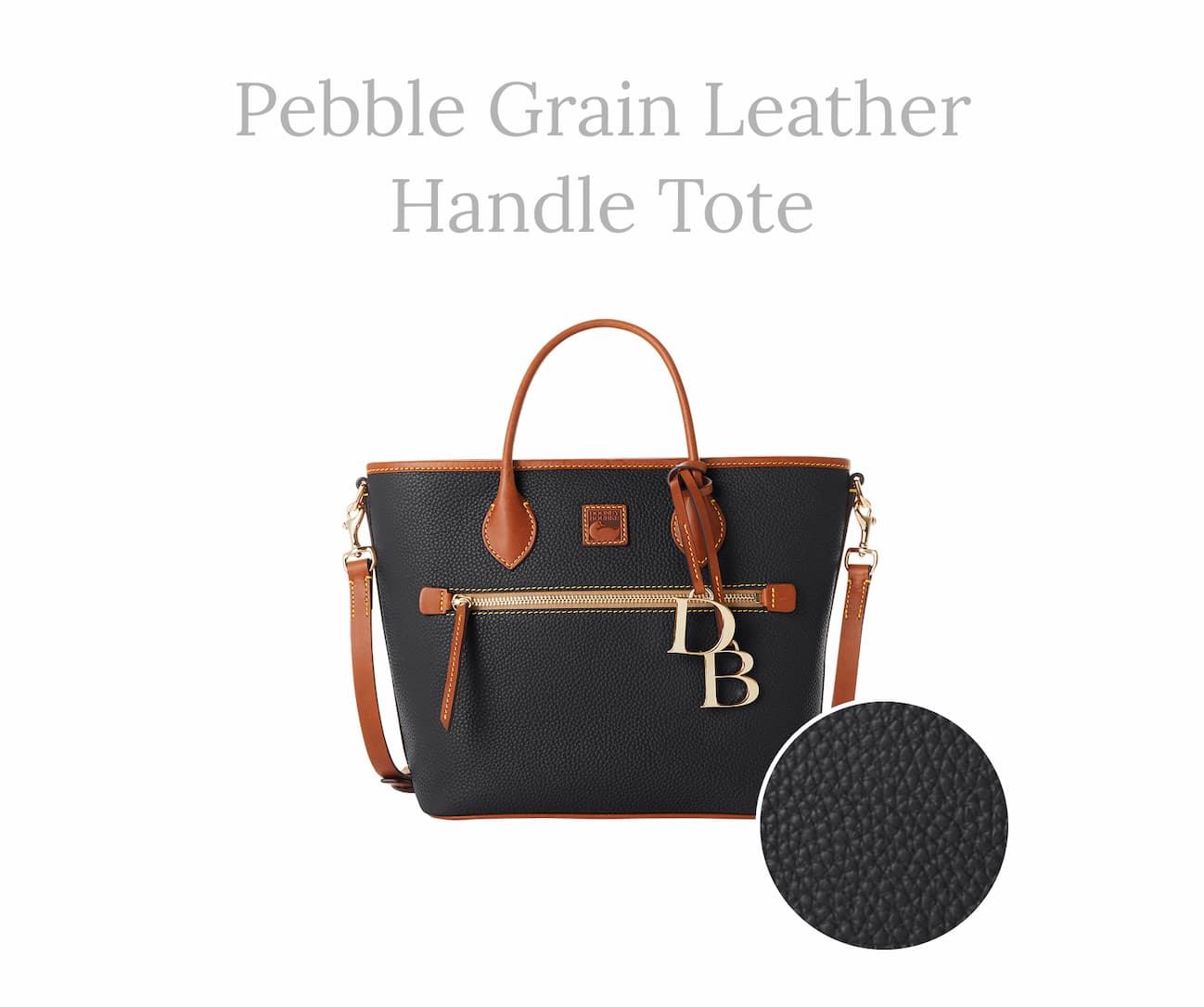 Pebble Grain Handle Tote