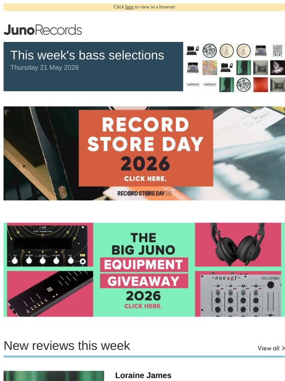 New bass vinyl from Loraine James, K Wata, Coido/Oddkut/Nattah/Naprimer, Natsumi Hirota & more...