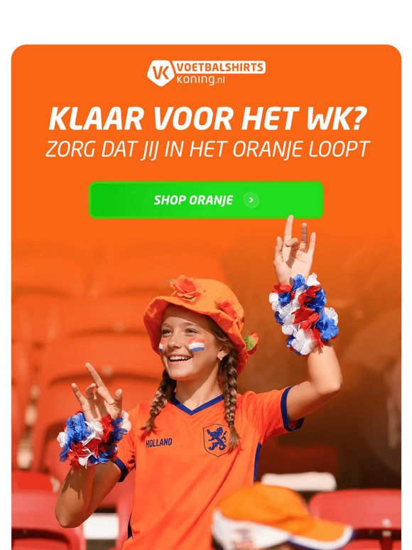 Al klaar voor het WK? 🧡