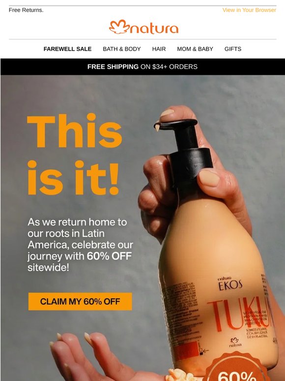 Pamper Yourself with 60% OFF!