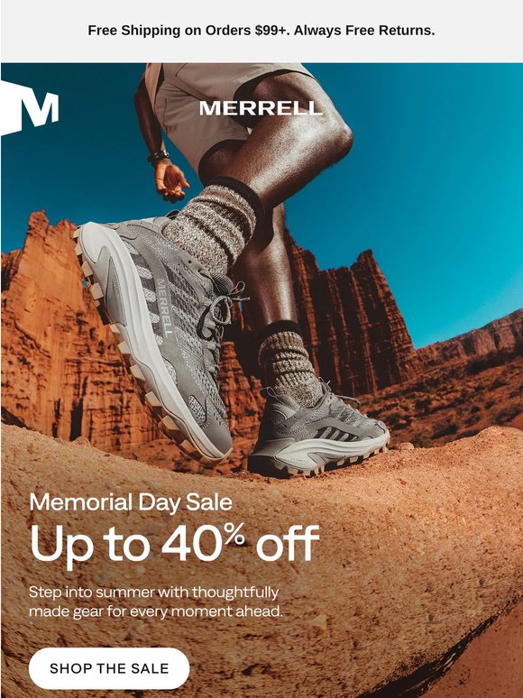 Up to 40% off hiking boots & more