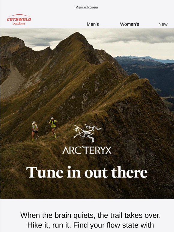 Arc’teryx performance starts here 🔥