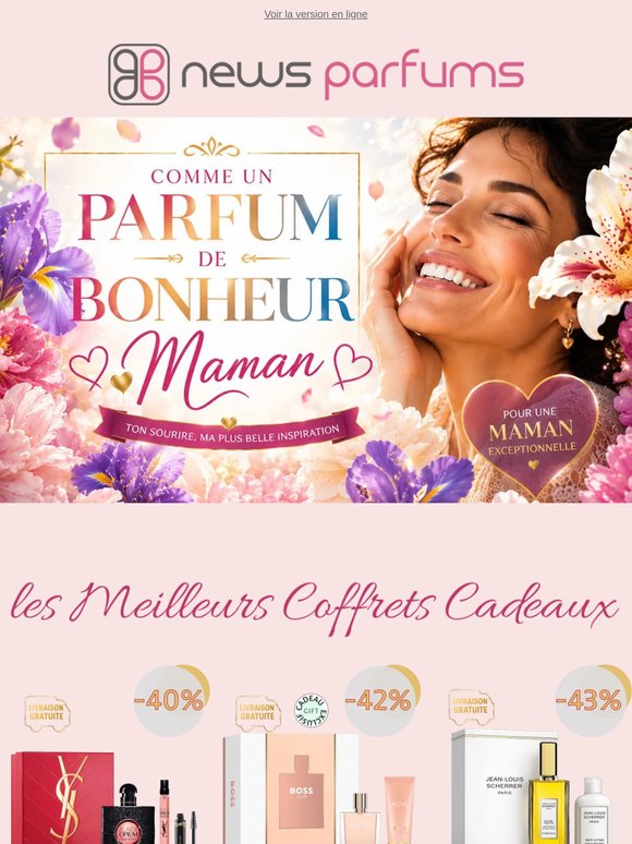 💝 Fête des Mères : Jusqu’à -71% sur les Parfums qu’elle va adorer !