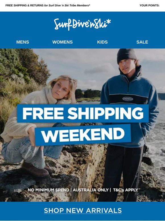 Free Shipping This Weekend 🚚