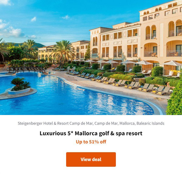 Luxurious 5* Mallorca golf &amp; spa resort