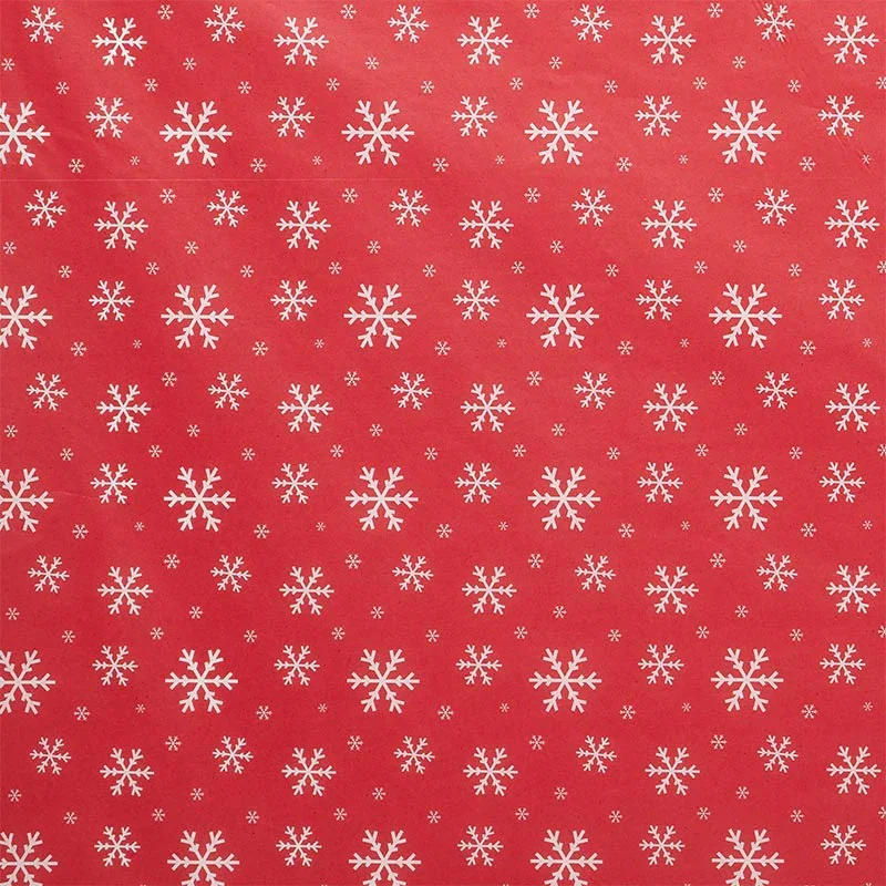 20 x 30 Red Snowflakes Tissue