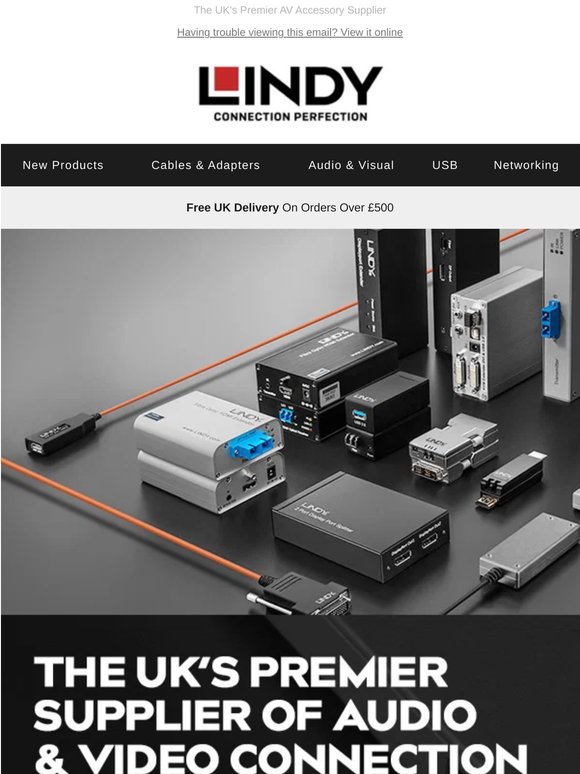 Audio & Video Connection Solutions from Lindy