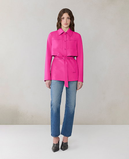 HAISLEY Safari Jacket in Stretch Cross-Hatch