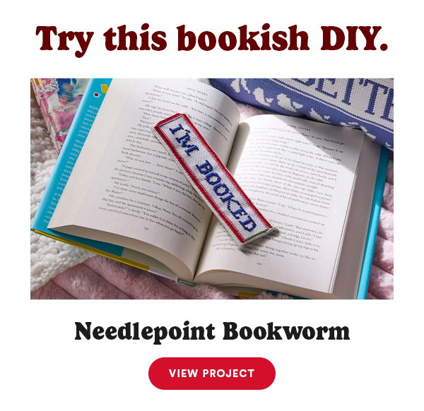 Try this bookish DIY Needlepoint Bookworm View Project