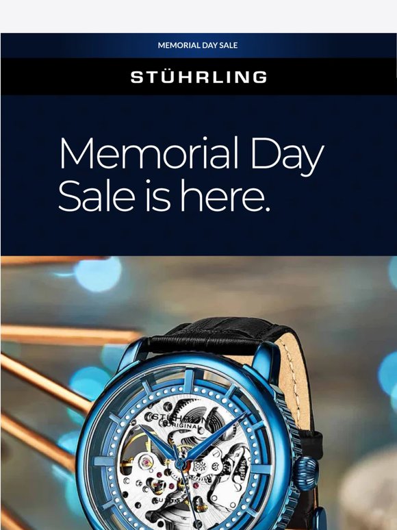 This Memorial Day, timeless style comes with unbeatable savings.