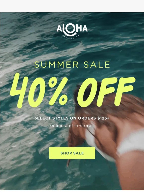 40% OFF Is Live Now!