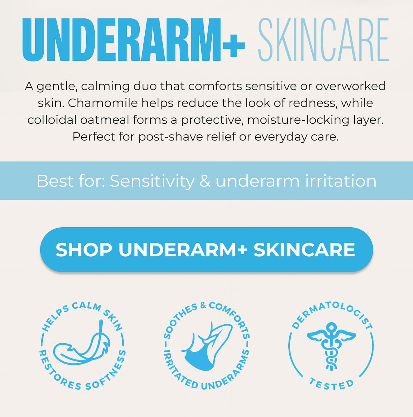 Shop Underarm+ Skincare 