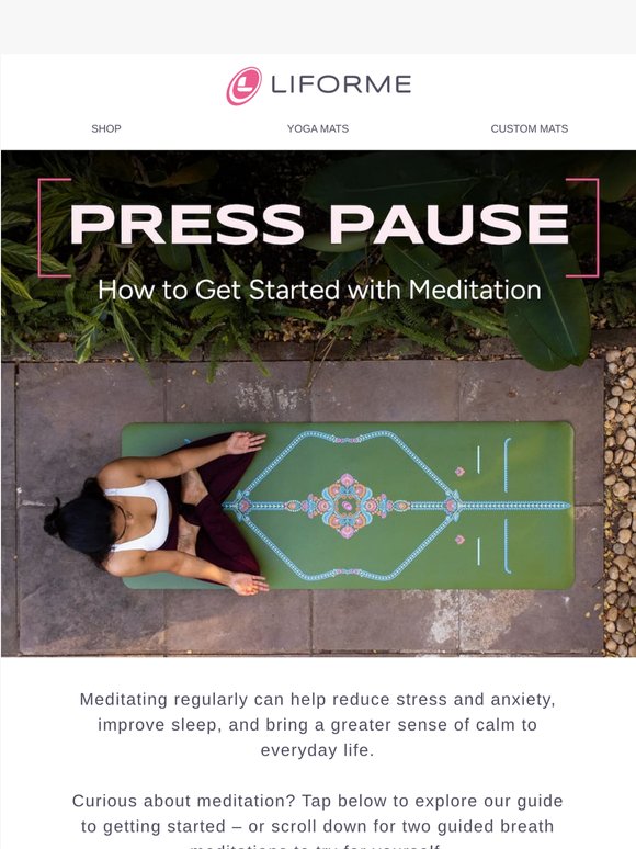 Press pause 🧘