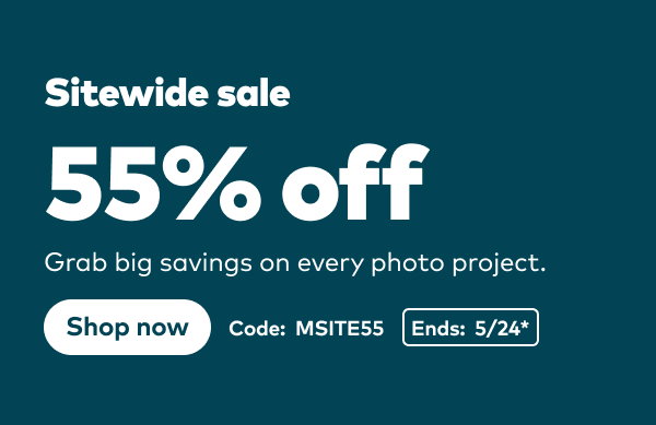 Sitewide sale 55% off. Code: MSITE55. Ends 5/24, see site for details. Shop now.