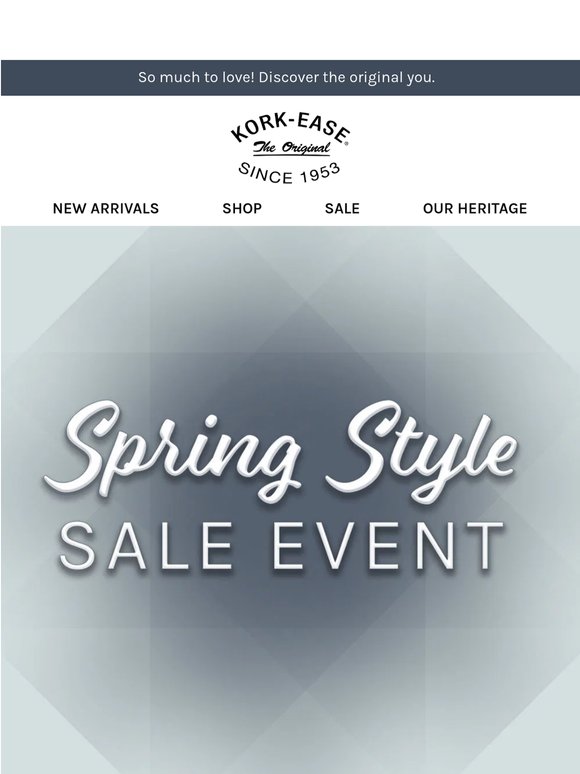 Save More, Stress Less! 😀 Shop Our Spring Style Sale Event!