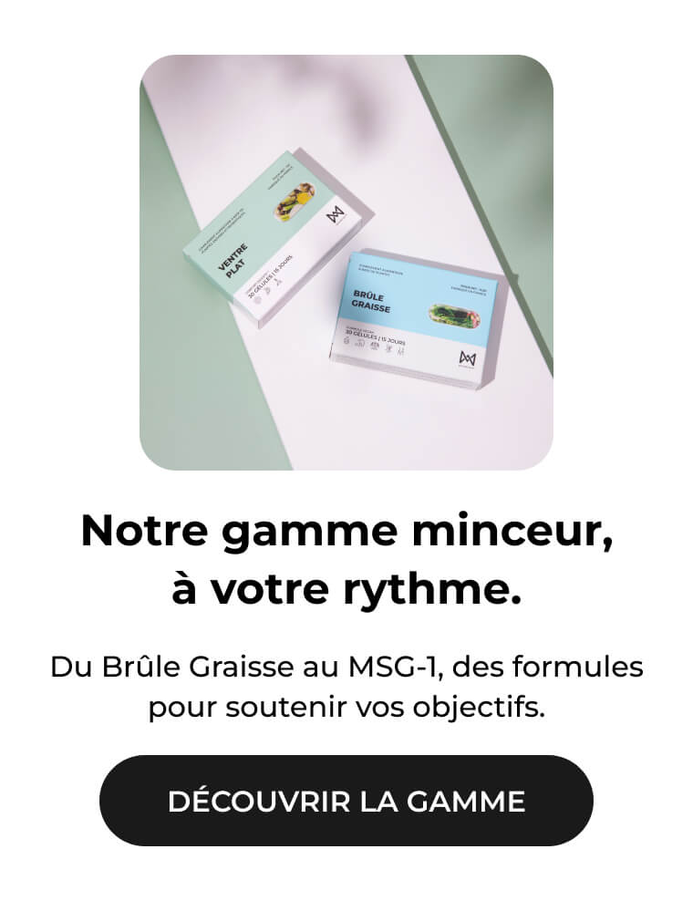 Notre gamme minceur, à votre rythme. 1