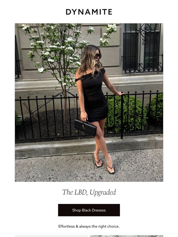 A Little Black Dress Fixes Everything