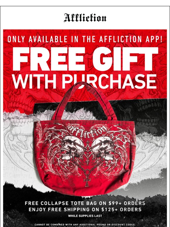 Unlock This Offer Through Our Affliction App + Shop The Latest Styles!