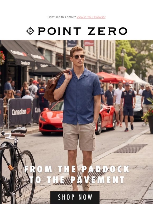Trackside style: Canadian GP Polos + Shorts (Rain or Shine)