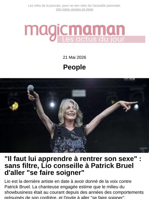 "Il faut lui apprendre à rentrer son sexe" : sans filtre, Lio conseille à Patrick Bruel d'aller "se faire soigner"