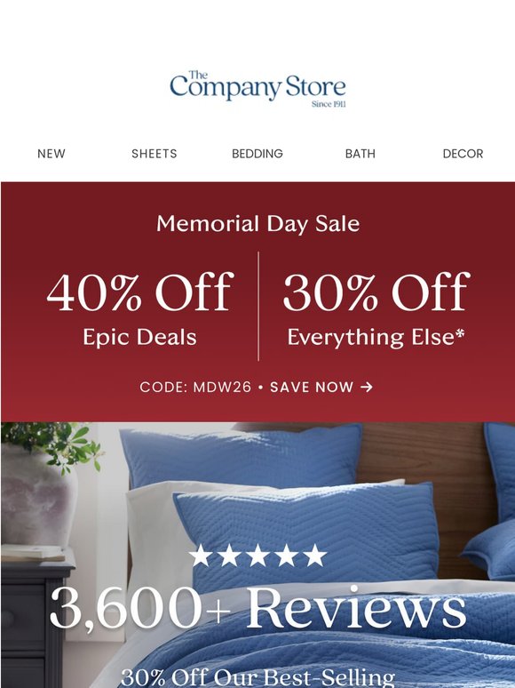 Our #1 quilt—30% off