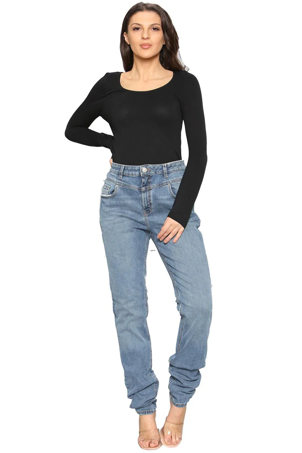 Image of Women's Stone Wash Chino - 0018A