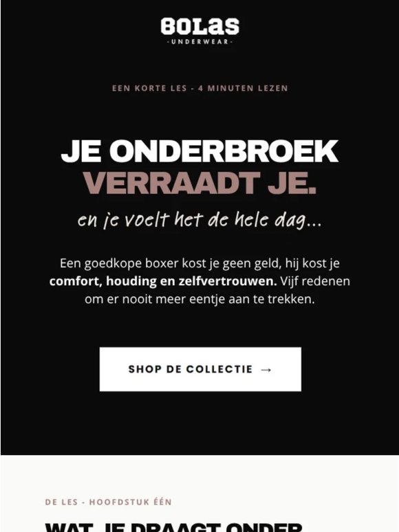 De meeste mannen lopen rond in verkeerde onderbroeken.