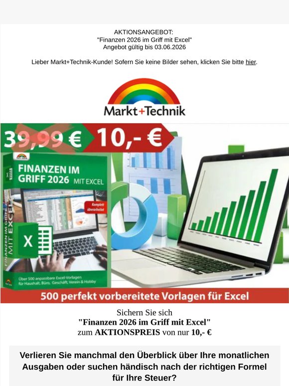 Nur 10,- € - 500 Profi-Vorlagen für Excel! 📊 Ihre Finanzen perfekt organisiert