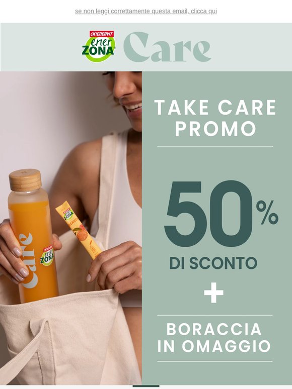 ✨ 50% di SCONTO + Borraccia IN REGALO con EnerZona Care