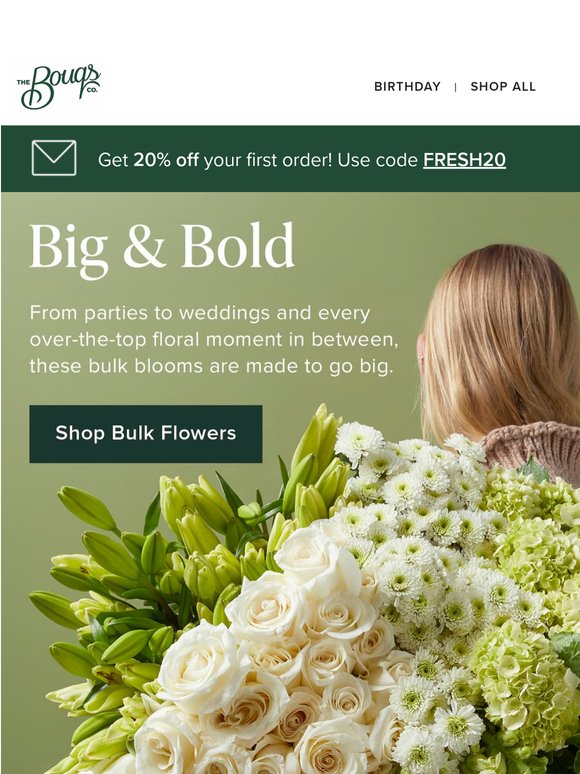 More flowers, less fuss