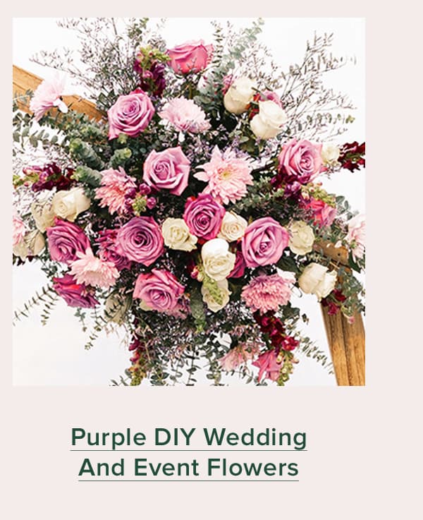 Purple DIY Wedding And Event Flowers