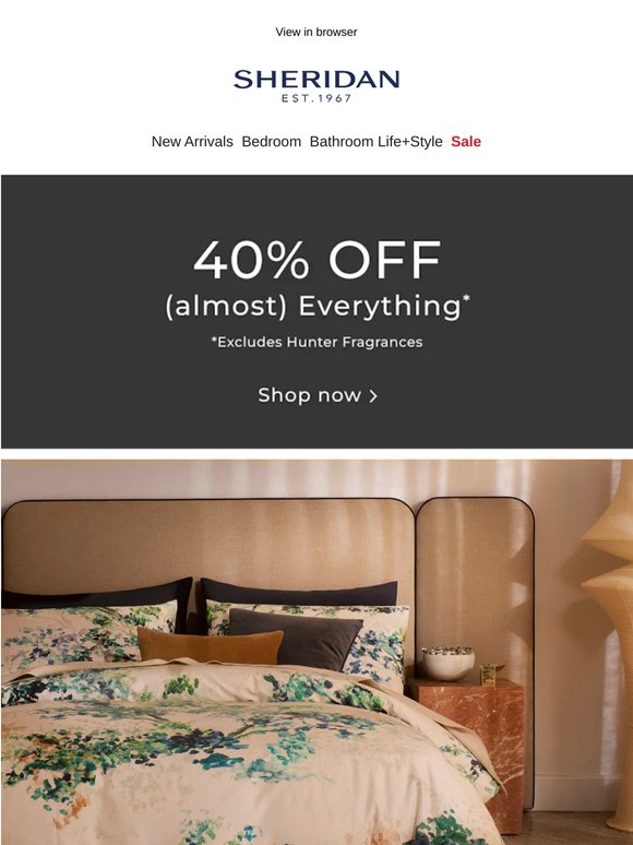 40% off (almost) everything — don't wait