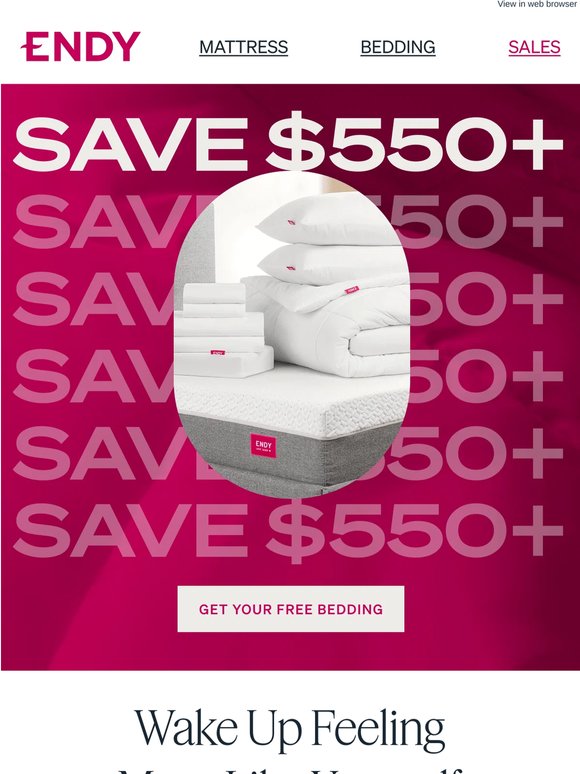 Want a full bed upgrade for FREE?