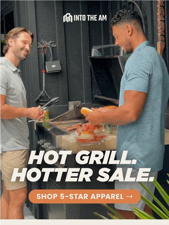 HOT GRILL. HOTTER SALE 🌭