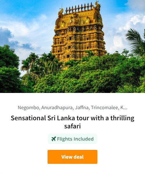 Sensational Sri Lanka tour with a thrilling safari