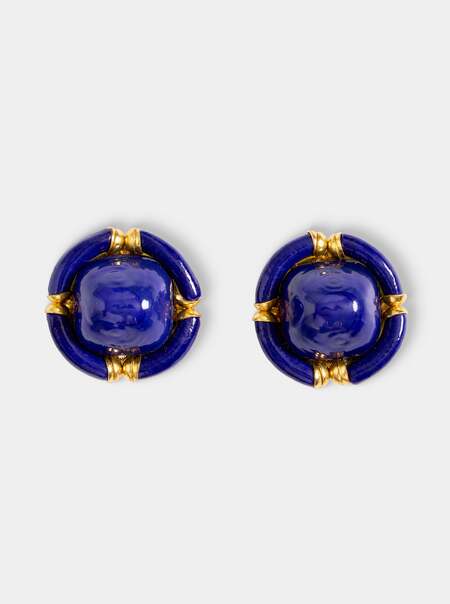 Women's Vintage 1960s Archimede Seguso Gold, Murano and Rhinestone