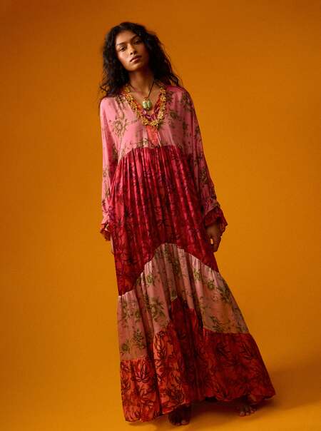 Women's Hand-Loomed Silk Dress | One Size