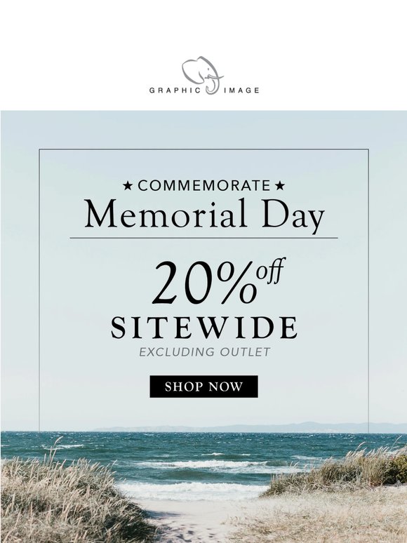 Memorial Day Savings Start Now!