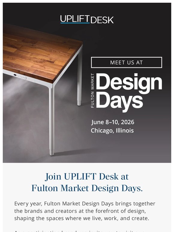 Fulton Market Design Days are upon us