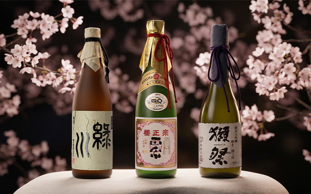 Sake: die Verkostung an die Art der Flasche anpassen