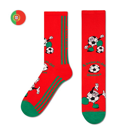 Team Portugal Football Sneaker Sock