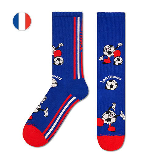 Team France Football Sneaker Sock