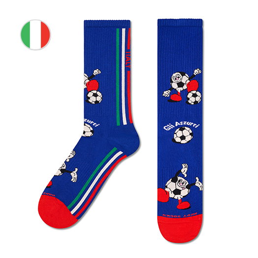 Team Italy Football Sneaker Sock