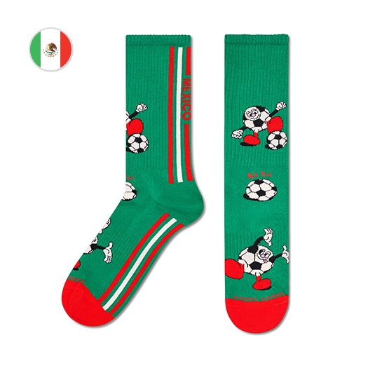 Team Mexico Football Sneaker Sock