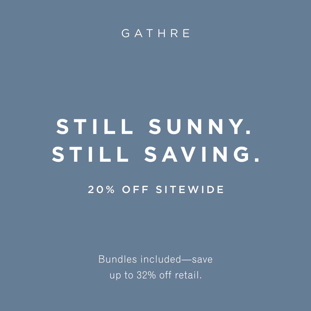 20% OFF SITEWIDE