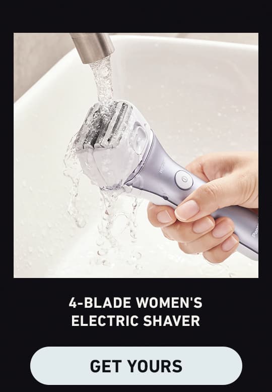 4-Blade Women's Electric Shaver - GET YOURS