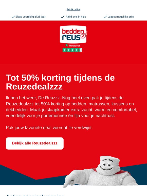 Laatste pakkans: tot 50% korting met Reuzedealzzz