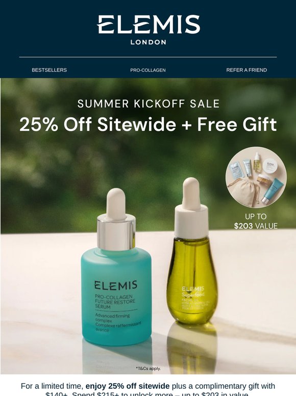 Your Summer Skin Upgrade: 25% Off + Gift